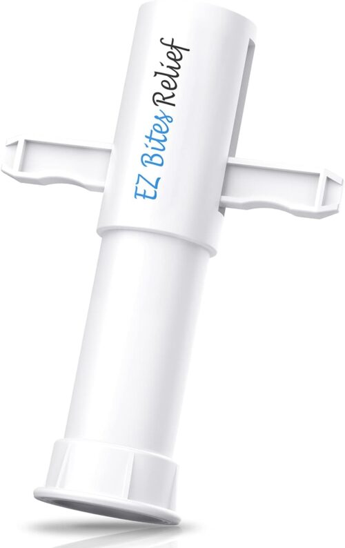 YARKOR Bug Bite Suction Tool White, Kid Friendly Venom Extractor Itch Relief, Natural Reduce Itch & Swell, Bite & Sting First Aid for Outdoor Hiking, Backpacking and Camping