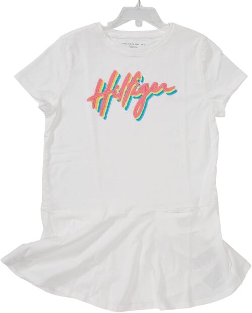 Tommy Hilfiger Girls’ Adaptive Tunic T-Shirt with Port Access