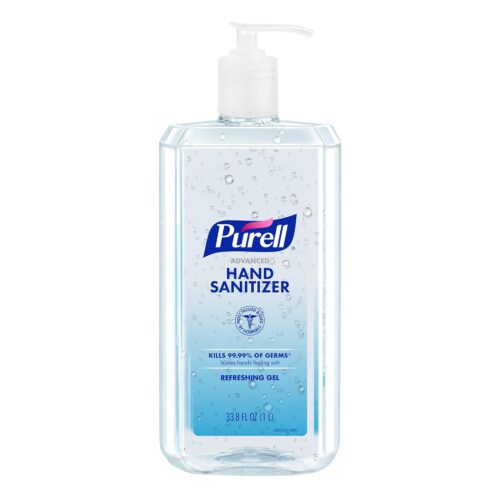 PURELL Advanced Hand Sanitizer Refreshing Gel, Clean Scent, 1 Liter Pump Bottle (Pack of 1) – 9632-04-CMR