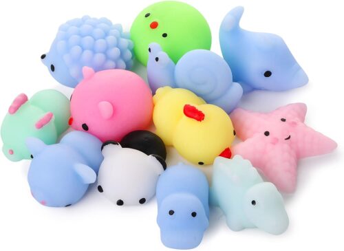 Mr. Pen- Squishy Toys, 12 Pack, Squishies, Squishy, Squishes for Kids, Squishy Toy, Squishy Pack, Squishes, Squishy Animals, Stress Relief Toy, Mini Squishes, Small Toys for Kids, Easter Egg Fillers
