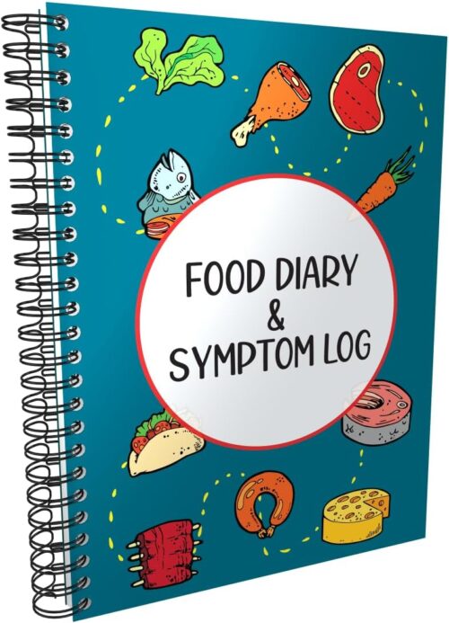 Food Diary and Symptom Log – Track How Your Diet Affects Your Symptoms | for IBS, Allergies, Intolerance, Crohn’s/IBD | A5 (5.8” x 8.3”) Spiral Bound