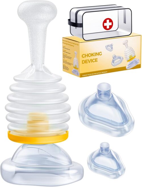 Choking Rescue Device,Anti Choking Device, Automatic Choking Rescue Device Choking Device for Kids and Adults,Home Use Kit, Portable Suction Rescue Device