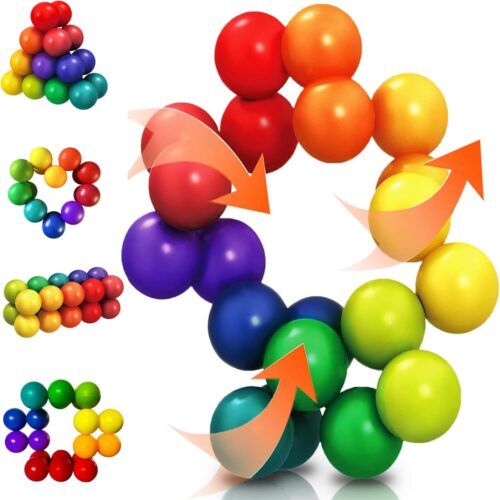 Autism Sensory Fidget Toys Easter Eggs Basket Stuffer Gifts for Kids Toddler, Autistic ADHD Figette Ball Calm Down Toddlers Activities for 3-5, Airplane Car Travel Essentials Toys for Kids Age 5-7