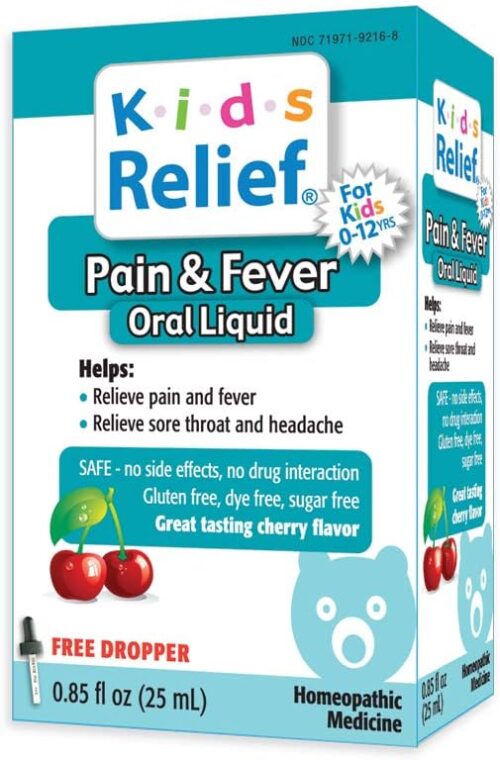 Kids Relief Pain & Fever Oral Liquid for Kids 0-12 Years