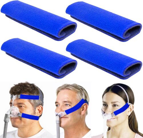 AZEN 4 Pack CPAP Strap Covers, CPAP Mask Strap Cover, CPAP Headgear Strap Covers, CPAP Strap Cushions, CPAP Mask Cushions