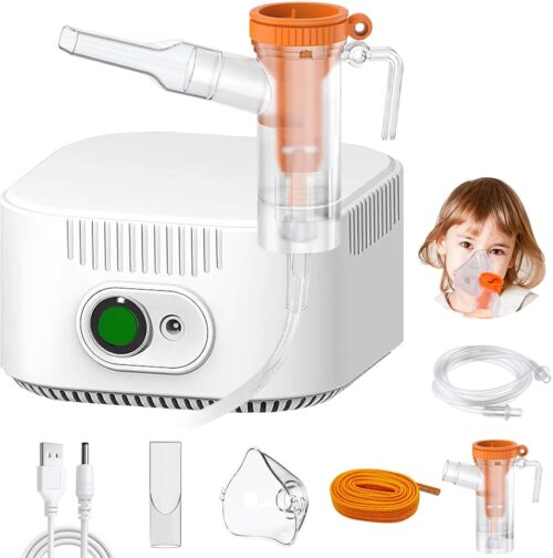 Ultrasonic Nebulizer-Nebulizer for Adults, Nebulizer Machine for Adults, Quiet Desktop Nebulizer, Breathing Treatment Nebulizer That Can Be Used by Both Adults and Kids