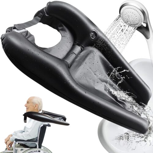 Hair Washing Basin for Bedridden Inflatable Hair Washing Sink for Wheelchair Portable Shampoo Bowls at Home for Handicapped, Kids