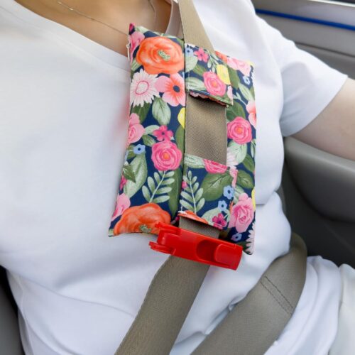 Port Pillows Chemo Port Pillow for Seatbelt Chest Protector Chemo Patients Pacemaker Heart Surgery Recovery Support Cushion Gifts Women Painting