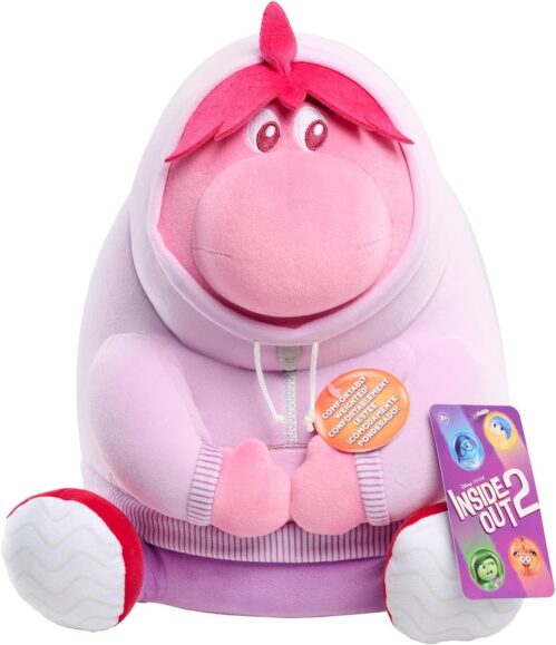 Inside Out 2 Weighted Comfort Plush Embarrassment, Kids Toys for Ages 3 Up by Just Play