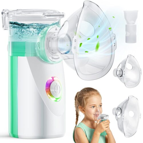 Getkitchy Nebulizer Machine for Adults and Kids,Portable Nebulizer,Handheld Nebulizer,Mesh Nebulizer for Home Use