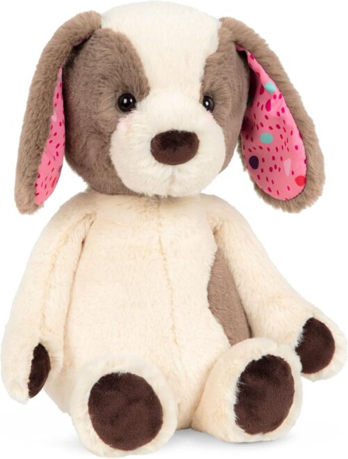 B. toys- B. softies-12″ Plush Dog – Huggable Dog Stuffed Animal Toy – Soft & Cuddly Plush Puppy – Washable – Babies, Toddlers, Kids- Happy Hues- Cupcake Pup- 0 Months +