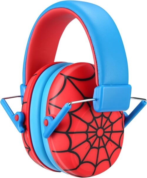 ProCase Kids Noise Cancelling Headphones, Kids Ear Protection Monster Jam Truck, Fireworks Hearing Protection Noise Reduction, Noise Canceling Earmuffs for Sensory Autism Toddler Children -Red