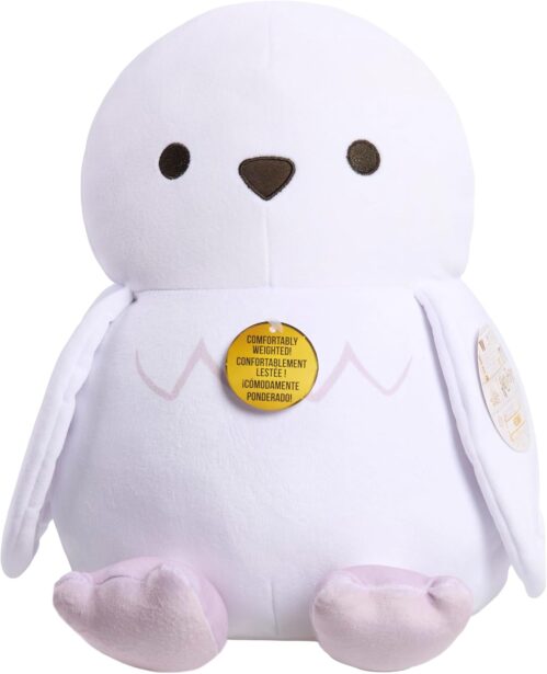 Just Play Harry Potter™ Hedwig™ Comfort 2 Pound Weighted Plush, 14-inch Stuffed Animal Owl, Kids Toys for Ages 3 Up