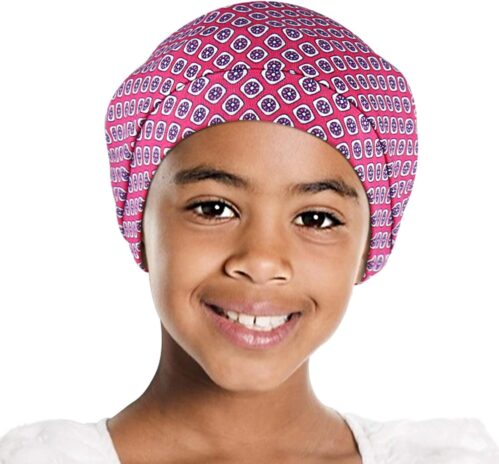 Girls Satin Lined Slouchy Beanie Cap with Premium Elastic Band