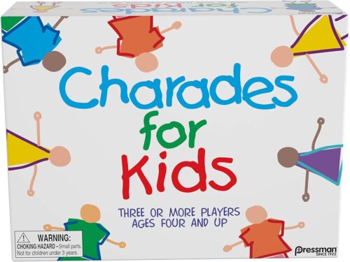 Pressman Charades for Kids – The ‘No Reading Required’ Family Game, 5″