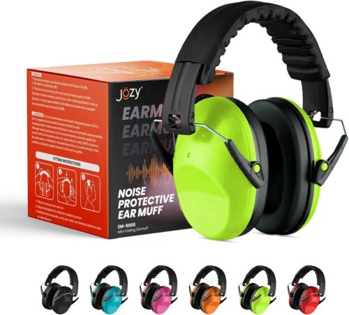 Jozy Noise Canceling Headphones for Kids, SNR 26dB Ear Protection for Autism, Sound Proof Sensory Muffs for Hearing, Concerts