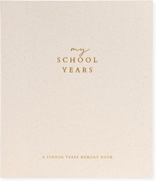 My School Years Memory Book for Kids & School Photo Album – School Picture Photo Album Childhood Memory Book – School Keepsake Organizer K-12 School Days Memory Book – Peachly