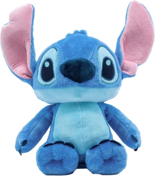 Disney Baby Lilo & Stitch Soft Huggable Stuffed Animal Cute Plush Toy for Toddler Boys and Girls, Gift for Kids, Blue Stitch 15 Inches