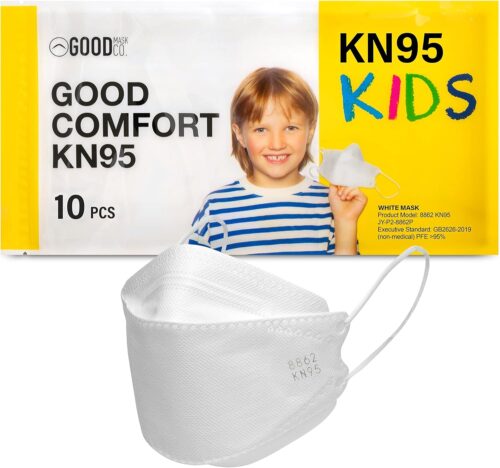 Good Mask Co. Good Comfort KN95 Face Mask, Disposable KN95 Face Mask, Folding, Comfortable Face Masks, Bulk Face Masks