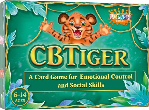 Lupash Games CBTiger-Therapy Games for Kids – Created by a Professional Therapist – High Grade Cardboard – Develop Social Skills – Practice Emotional Awareness – Improves Anger Control -for Counselors