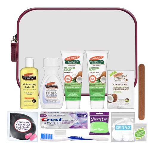 Convenience Kits International Women’s 15 Pc Kit Featuring: Palmer’s Hair, Face & Body Travel-size Products