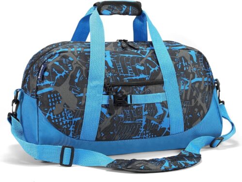 Stumdo Kids Overnighter Duffel Bags for kids, Carry-On Size & Ideal for School Practice or Overnight Travel Weekender Tote for Travel Gym Sport bag for Boys & Girls (11tylan)