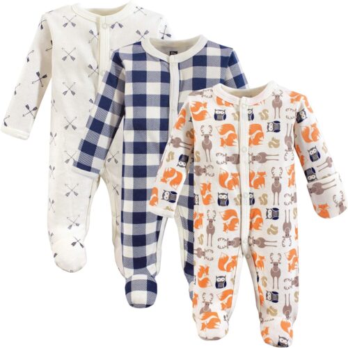 Hudson Baby Baby Girls’ Cotton Preemie Sleep and Play