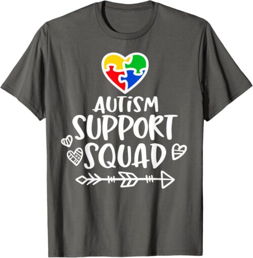 Autism Support Squad Family Matching Group T-Shirt